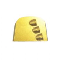 Three Half PCD Lavina Quick Lock Floor Grinding Shoes For Epoxy Coating Removing Lavina Grinding Machine