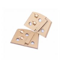 Two Quarter PCD Thread Holes Quick Lock Lavina Diamond Concrete Grinding Pads For Epoxy Removal