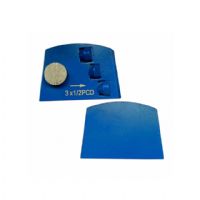 Three PCD and Round Segment Lavina Diamond Grinding Pads For Epoxy Coating Removal
