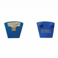 Single T Shape Segment Double Pins Redi Lock Diamond Grinding Shoes For Hard Concrete Floor