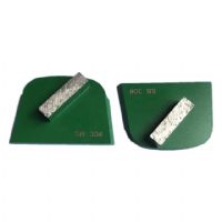 Single Segment Metal Bond Lavina Diamond Grinding Shoes For Concrete Floor Renovation