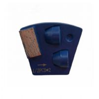 Two Half PCD and Sharp Segment Two Pins Diamond PCD Grinding Shoes For Epoxy Coating Removal