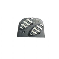 Two Oval Segments Metal Bond Lavina Quick Lock Grinding Plate For Concrete Coating Epoxy