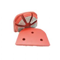 Five Trapezoid Segments Lavina Diamond Concrete Grinding Pads For Concrete Terrazzo Floor