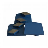 Double Rhombus Segments Lavina Diamond Grinding Shoes For Concrete And Stone Floor