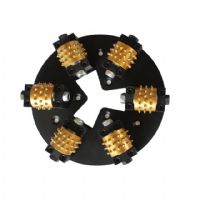 11 inch 270mm Bush Hammered Plate for HTC Grinders - 6 heads