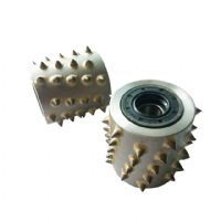 Boreway Litchi Surface Diamond Bush Hammer Roller For Granite Marble Grinding