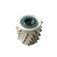 Boreway Diamond Bush Hammer Roller For Litchi Surface Granite Marble Grinding