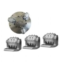 Boreway Lavina Bush Hammer Plate with 3 Rollers forstone Grinding