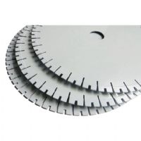 Boreway High Precision Circle Granite Saw Blades With U Style Diamond Segment