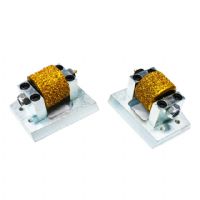 Vacuum Brazed Frankfurt Bush Hammer Roller For Stone Grinding