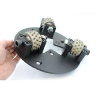 Boreway 230mm Cemented carbide Bush Hammer Plate and 3 Rollers for HTC 