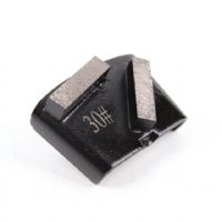 Double Segments EZ Change HTC Diamond Grinding Shoes For Concrete