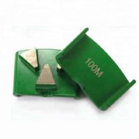 Three Trapezoid Segments HTC Concrete Grinding Block For Concrete Floor
