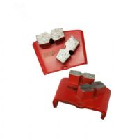 Two H Shape Segments Metal Bond Abrasive Concrete Grinding For HTC Grinder