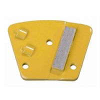 Trapezoid Diamond Two PCD Grinding Shoe For Floor Coating Removal