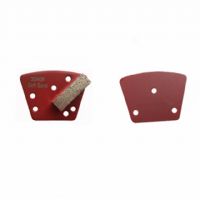 Single Bar Segment Trapezoid Diamond Grinding Head For Concrete and Terrazzo Floor
