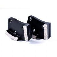 Two Segments Super Quality Trapezoid Diamond Abrasive Tools With 3 holes M6 Thread
