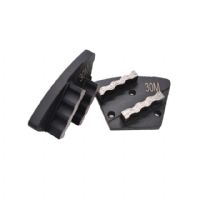 Diamond Tools New Design Wave Segments Trapezoid Diamond Grinding Block For Concrete Rough Floor
