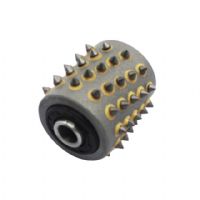 Boreway Factory 60 Segment Concrete Stone Bush Hammer Roller For Grinding Litchi Surface