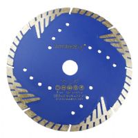 7 Inch 180mm Turbo Segmented Diamond Circular Disc With Protection Teeth For Cutting Brick Blocks Stone