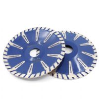 Diameter 4 Inch Ripple Curve Diamond Contour Saw Blade With Turbine Convex Cutting Disc Wheel For Granite Marble Sellers