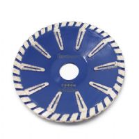 Boreway Convex Curved Turbo T Shaped Segmented Concave Blade 125mm Convex Diamond Cutting Plate 5 Inch Granite Cutter Discs Contour Blade