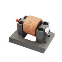 Boreway Durable Vacuum Frankfurt Brazed Alloy Diamond Bush Hammer Abrasive Roller Grinding Tool For Stone Litchi Surface