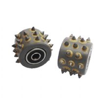 30s Tips Alloy Litchi Grinding Grains Without Support Bush Hammer Rollers Grinding Wheel