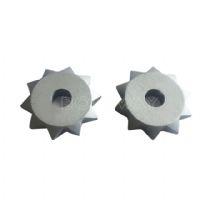 10 Teeth Rotary Knurled Bush Hammer Roller For Granite