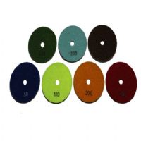 3 inch color hexagonal dry diamond polishing pad 