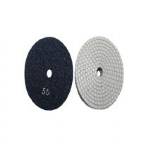 4 inch wet and dry use white square polishing pads