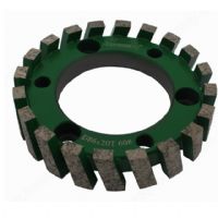 D86x20Tx50H Diamond Segmented Cyclone Gauging Wheel For Counter 