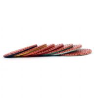 4 Inch Flexible Red Resin Bond Diamond Polishing Pads For Marble Terrazzo Concrete Quartz