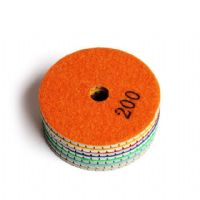 4 Inch 7 Step Diamond Resin Polishing Pads For Marble Granite