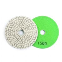 4 Inch Spiral Type Diamond Pad Design For Marble Tile Granite Stone