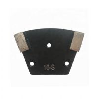 Two Segments New Type Universal Trapezoid Diamond Grinding Pads For Concrete and Terrazzo Floor