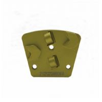 Two Half PCD Arrow Segments Metal Bond Diamond Grinding Shoes For Epoxy Concrete Coating Removing