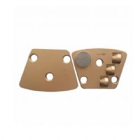 PCD Tipped Trapezoid Diamond Grinding Pads Abrasive Disc For Epoxy Glue Coating Removing
