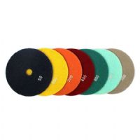 6 Inch Diamond Polishing Pads With 2.5mm Thickness For Marble Stone