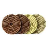 4 Inch 100mm Wet Use Diamond Polishing Pad For Granite Marble