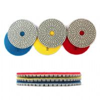3 Step Flower Diamond Polishing Pads For Granite Marble Tile
