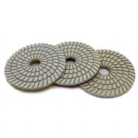 4 Inch 3 Step Spiral Diamond Polish Pad For Granite Marble Stone