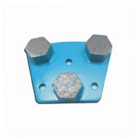 Three Hexagon Segments Top Quality Diamond Trapezoid Grinding Shoes For Coating Removal
