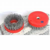 Silicon Carbide Granite Antique Abrasive Brushes 400 Grit For Softer Stones