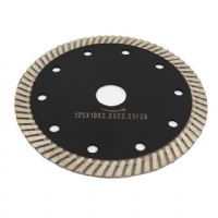 D125mm Turbo Rim Cutting Diamond Saw Blades For Granite