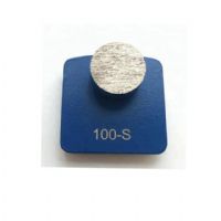Single Round Segment Redi lock Diamond Grinding Shoes For Concrete and Terrazzo Floor