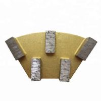 Cassani Metal Diamond Concrete Grinding Pads With Five Rectangle Segments