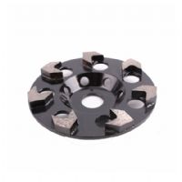 5 Inch 7 Arrow Segments Diamond Concrete Grinding Wheel For Concrete Terrazzo Floor