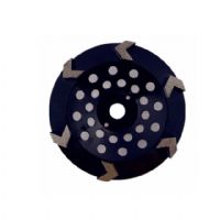 7 Inch 6 Arrow Segments Metal Bond Diamond Grinding Disc For Concrete Terrazzo Floor